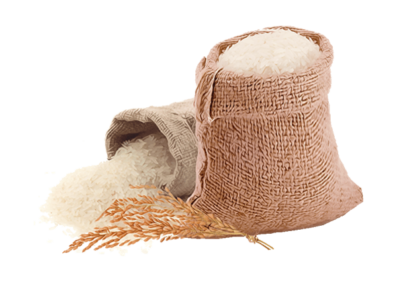 White Rice Bags